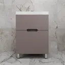 Тумба под раковину напольная Style line ЛС-00002433 60см цвет тауп темный эмаль