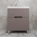 Тумба под раковину напольная Style line ЛС-00002436 70см цвет тауп темный эмаль