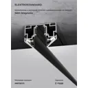 Трековый шинопровод встраиваемый однофазный магнитный Elektrostandard A067412 200 см, цвет черный