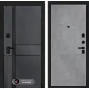Входная дверь Лабиринт Эволаб П21 правый 205x96см цвет velluto oskuro/бетон светлый
