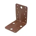 Уголок перфо усиленный интерьерный Alberts Duravis 90x90x65х2.5мм коричневый фактурный