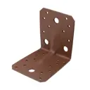 Уголок перфо усиленный интерьерный Alberts Duravis 105x105x90х3мм коричневый фактурный