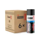 Эмаль аэрозольная для суппортов Kudo чёрная 312 мл 6 шт