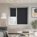 Рулонная штора Evoli 80x160 см цвет черный графит