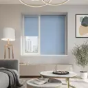 Рулонная штора Evoli 100x160 см цвет голубой