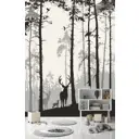 Фотообои флизелиновые Dekor vinil 200x260 см Лес с оленями