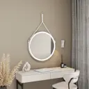 Зеркало на ремне с подсветкой Belt White LED ø65 см