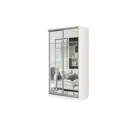 Шкаф-купе Хочу домой Классика Лайт 220x120x60 см 4 полки ЛДСП цвет белый