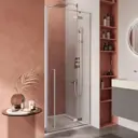 Душевая дверь Cezares LINER-B-12-100-C-Cr-R 100см эффект стекла прозрачный распашной