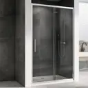 Душевая дверь Abber AG30140H 140см эффект стекла прозрачный раздвижной