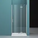 Душевая дверь Belbagno KRAFT-B-12-60/30-C-Cr-R 90см эффект стекла прозрачный распашной профиль хром