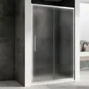 Душевая дверь Abber AG30160MH 160см эффект стекла матовый раздвижной