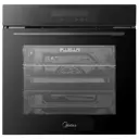 Встраиваемый духовой шкаф Midea MO98277CGB 59.5х59.5х57.5 см цвет черный.
