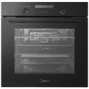 Встраиваемый духовой шкаф Midea MO78107CGB 59.5х59.5х57.5 см цвет черный.