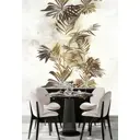 Фотообои флизелиновые Dekor vinil Коричневые тропические листья 200x270 см 9368dv