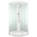 Душевая кабина Domani-Spa Delight 88 4870289 80x80 см поддон 15 см, белые стенки, матовая