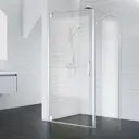 Душевой уголок Belbagno Marmi MARMI-A-1-80-C-Cr квадратный 80х80см серебристый блеск профиль эффект стекла прозрачный