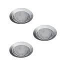 Светильник точечный встраиваемый Kanlux 23847 3 м² цвет серый/серебристый