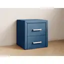 Тумба прикроватная Правила мебели Женева 42x49.5x37.5 см 2 ящика ЛДСП цвет синий