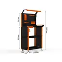 Тележка инструментальная Metalex тип 6 118841 900x400x950 мм