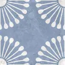 Керамогранит Motto Palmas N100122 20x20см цвет синий