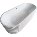 Ванна CeruttiSpa Ceza s 9330 170x75 см с каркасом акриловая овальная цвет белый