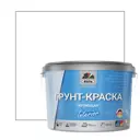 Краска для внутренних покрытий полуматовая цвет белый база А 9 л
