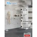 Душевая перегородка Niagara NG-661-12 120x195см хром профиль стекло прозрачное