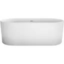 Ванна BelBagno BB705-1700-800 170x80 см с ножками акриловая овальная цвет белый