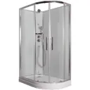 Душевая кабина Timo Premium ILMA 902 L с крышей, хамам и стульчиком 120x80x222 низкий поддон ассиметричный