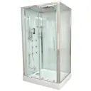 Душевая кабина Timo Premium PURO H-510 R с хамам и хромотерапией 90x120x220 низкий поддон прямоугольный