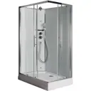 Душевая кабина Timo Premium ILMA 102 L с крышей, хамам и стульчиком 120x80x222 низкий поддон прямоугольный