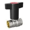 Кран шаровой прямой Ld Pride 552739 DN20 PN40 3/4" ВР латунь ручка флажок