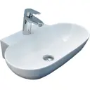 Раковина накладная Ceramalux 9234 358000 56x39 см цвет белый