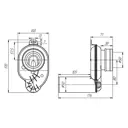 Сифон для писсуара Ани пласт U0605 с выпуском Ø50 мм полипропилен
