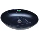 Раковина накладная CeramaLux 52 78166MBM черная матовая