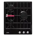 Газовая варочная панель Simfer H45V35B571 45 см 3 конфорки цвет черный