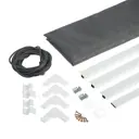 Рамочная москитная сетка Тундра сетка 2.15x1.4м профиль 3x2м цвет белый