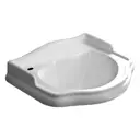 Раковина Kerasan Retro 1033 отверстие слева 41x32 см