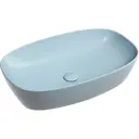 Раковина накладная Ceramica Nova Element CN6049ML голубая матовая 60см