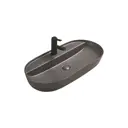 Раковина накладная CeramaLux 80 78325MDH серая матовая