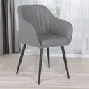 Кухонный стул Okay 8709 84x60x57 см текстиль цвет серый