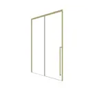 Душевая дверь Timo T55R 150см эффект стекла прозрачное закаленное стекло раздвижной