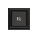 Розетка USB встраиваемая Liregus Ретро LRG_29-217 цвет черный матовый