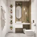 Облицовочная плитка Culto Ecta УТ-99903650 20x40см 1.2 м² цвет белый