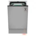 Встраиваемая посудомоечная машина Weissgauff Inverter AutoOpen Infolight 44.8 см 6 программ цвет серебристый