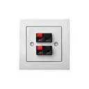 Розетка аудио встраиваемая Liregus Epsilon 28-037 цвет белый