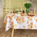 Скатерть на стол Доляна Подсолнухи круглая 145x220 см цвет разноцветный