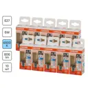 Набор ламп Osram Filament 4058075688117 E27 220-240 В 6 Вт свеча 806 Лм холодный белый свет 10 шт