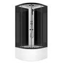 Душевая кабина Domani-Spa Delight Slim 99 high 10513685 90х90 см поддон 45 см черные стенки